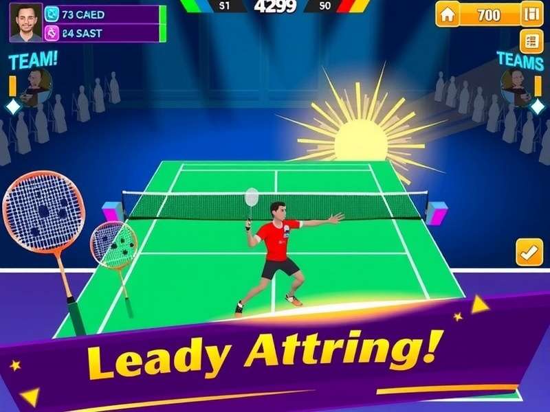Indian Badminton Superstars Gameplay Screenshot